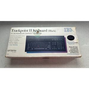 IBM Model M M13 TrackPoint II Keyboard buckling spring PS/2 13H6705 Vintage USA